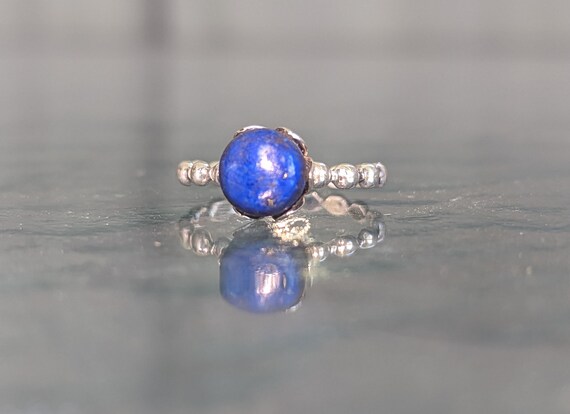 Lapis Lazuli and Silver Ring