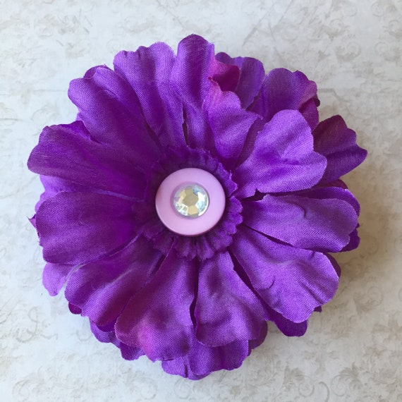 purple flower accessories