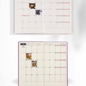 Hobonichi Monthly Photo Template Bundle Package for A6 Original, A5 Cousin, and Weeks image 2