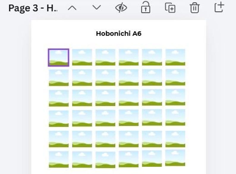 Hobonichi Monthly Photo Template Bundle Package for A6 Original, A5 Cousin, and Weeks image 8