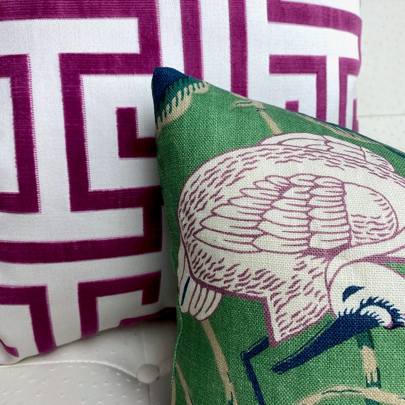 Thibaut Ming Trail Pillow Cover Chinoiserie Pillow Cover Etsy
