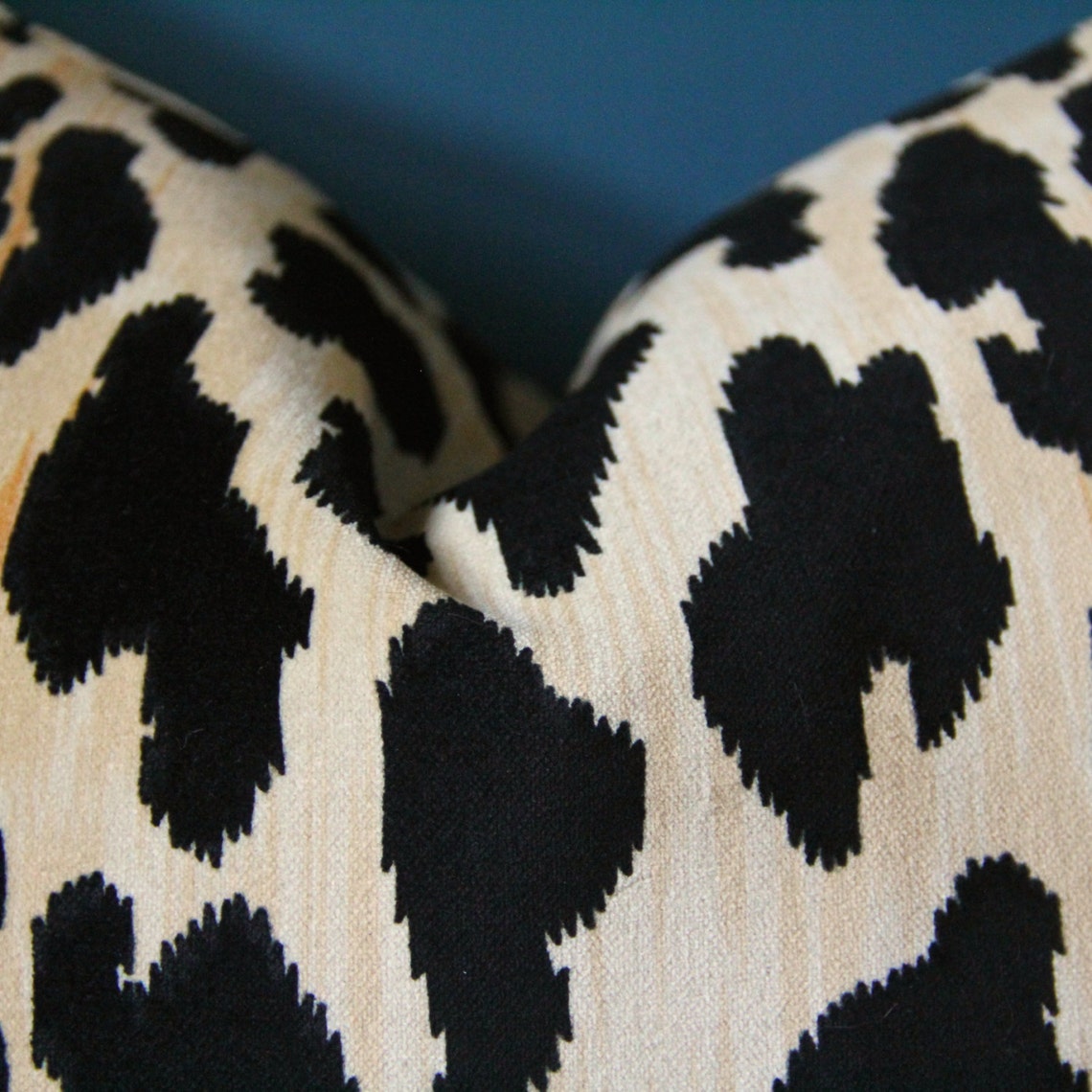 Leopard Velvet Pillow Cover Leopard Pillow Cover Jamil Etsy