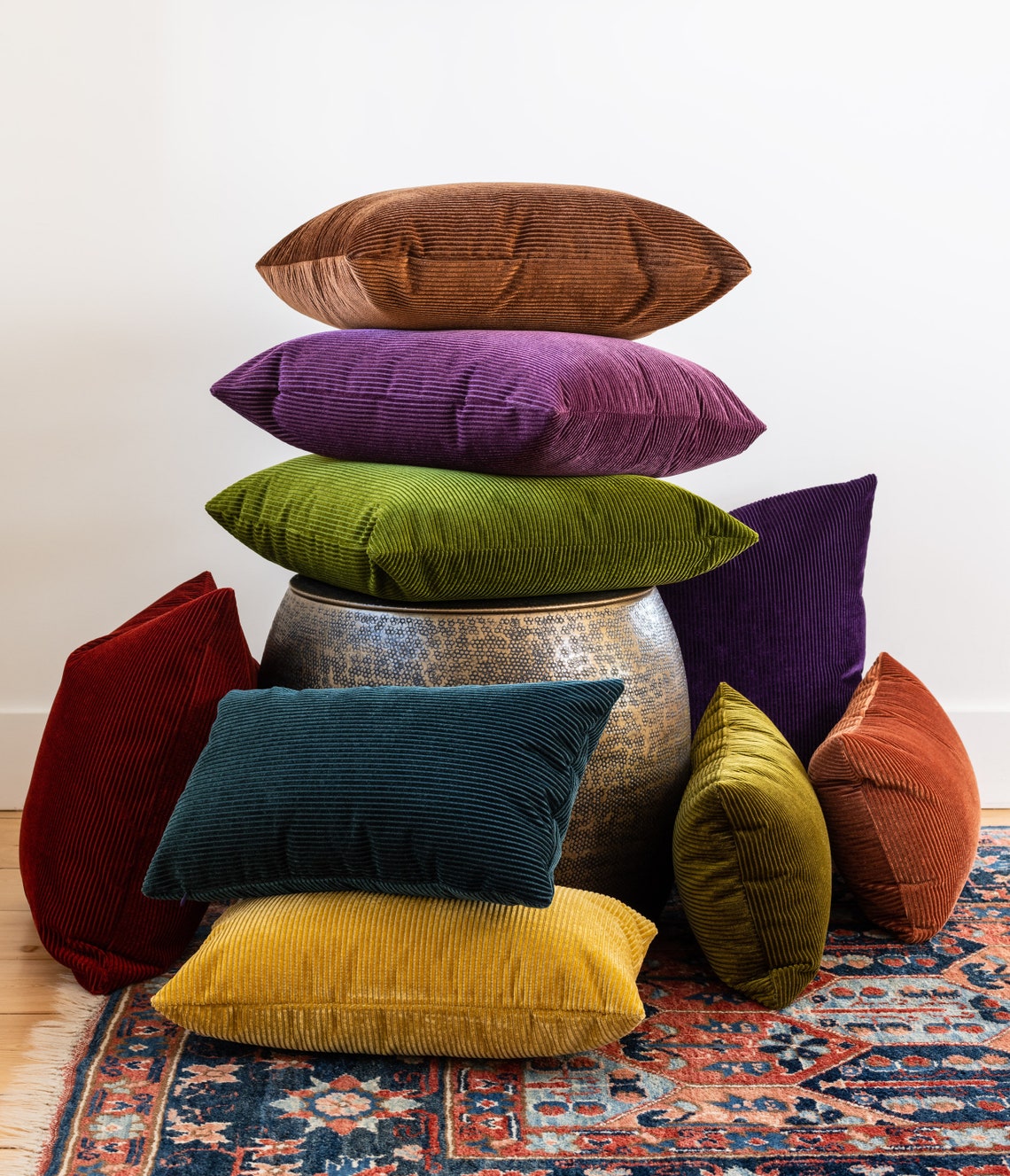 Dark Purple Velvet Pillow Cover Textured Velvet Pillow Cover Etsy