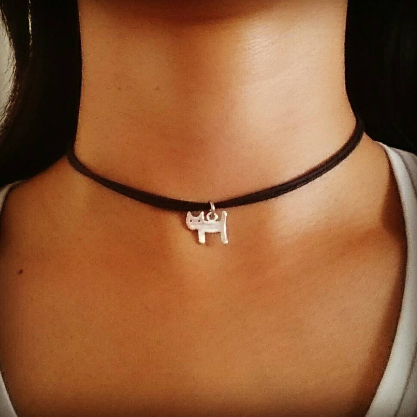 Cat Choker Cat Necklace Cat Jewelry Cat Jewellery Cat Etsy