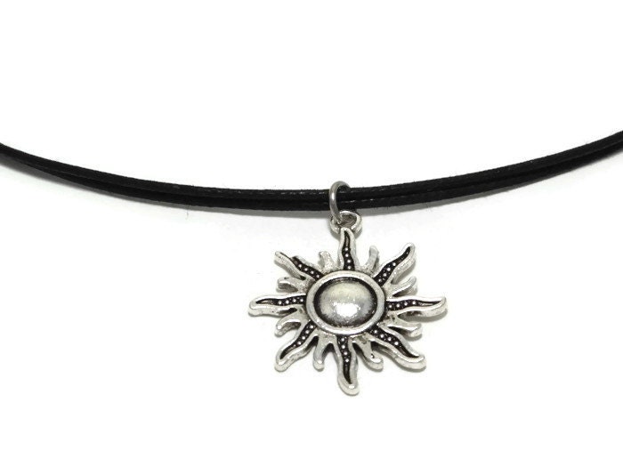 Sun Choker Necklace Sun Choker Sun Jewelry Sun Jewellery | Etsy