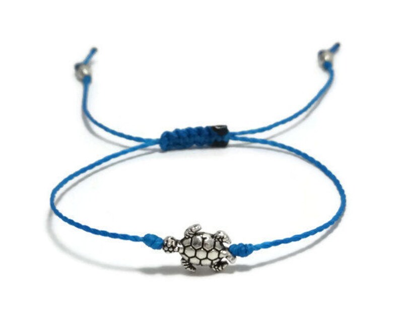 String Bracelet Turtle Jewelry Beach Jewelry Sea Turtle Bracelet Tortoise Bracelet Tortoise Jewelry Turtle Bracelet Thread Bracelet