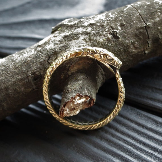 Custom Ouroboros Snake Engagement Ring 102066 Seattle Bellevue Joseph Jewelry