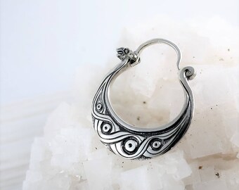 viking's earring Drakkar - earring for men - sterling silver - men's earring - north mythology earring - men's earring - cossack's earring
