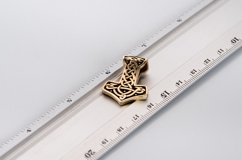 viking necklace gift for men mjolnir necklace Christmas gift for boyfriend pd014b Mjolnir Pendant bronze viking norse jewelry