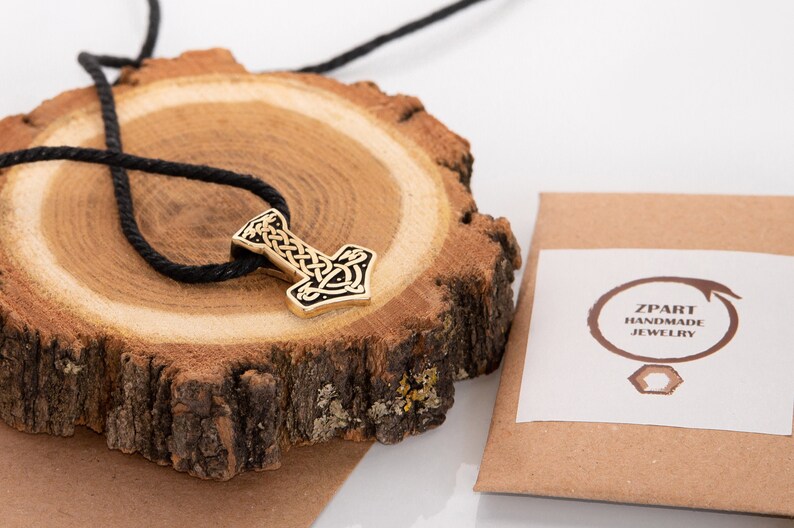 viking necklace gift for men mjolnir necklace Christmas gift for boyfriend pd014b Mjolnir Pendant bronze viking norse jewelry
