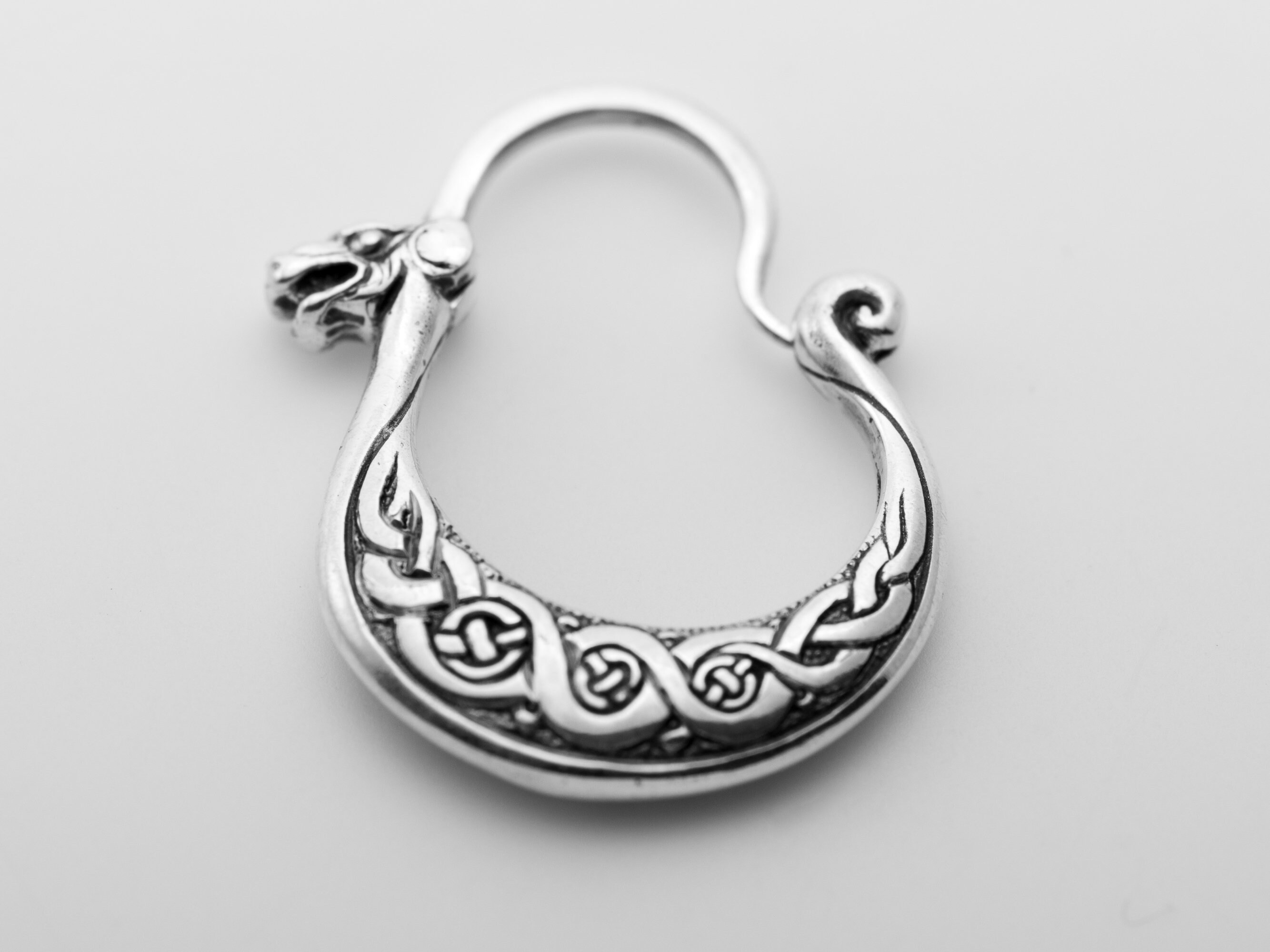 Mens earrings Drakkar small viking earring pagan unique Etsy