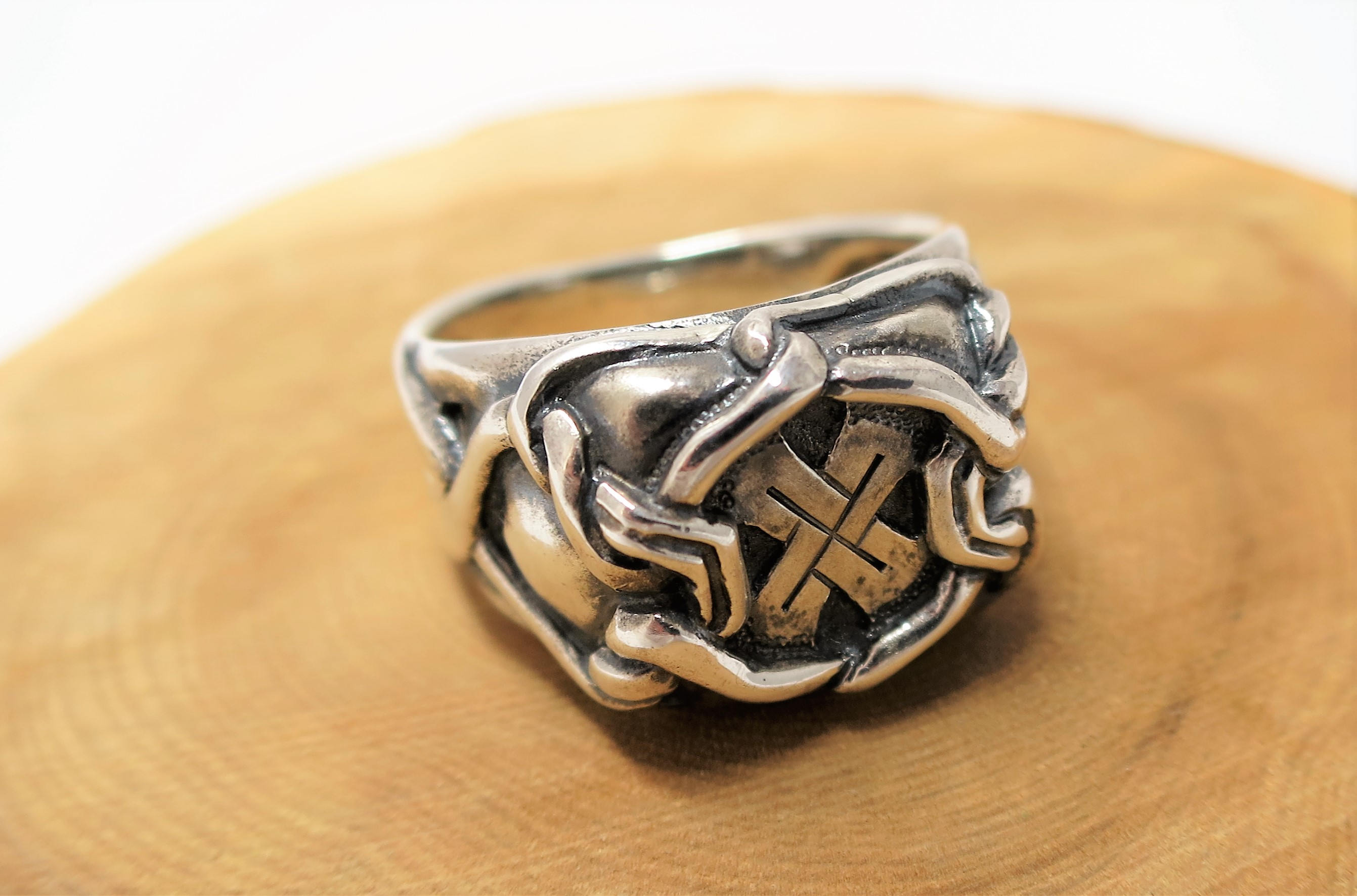 Mens ring sterling silver personalized gift for men Etsy