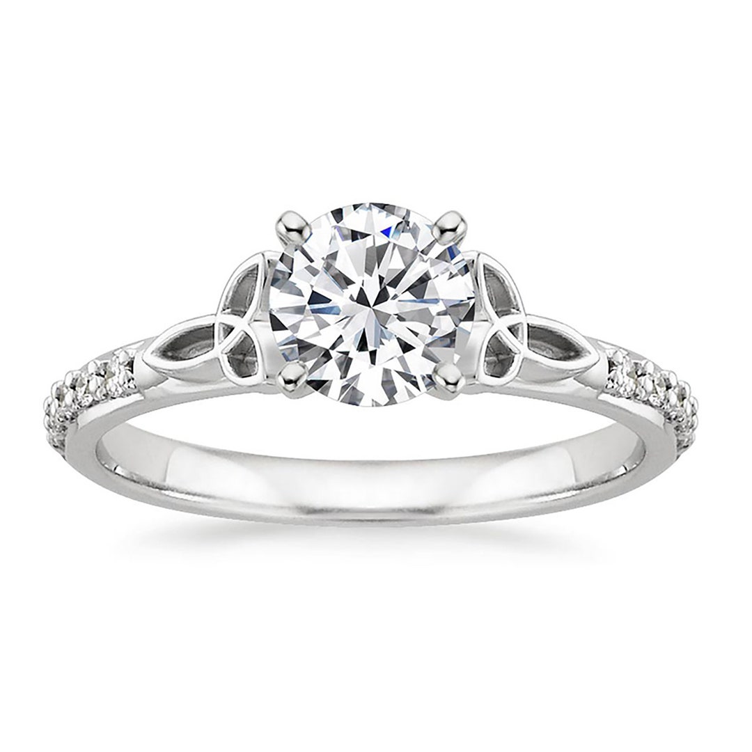 Nala Engagement Ring Sterling Silver Cubic Zirconia Women - Etsy