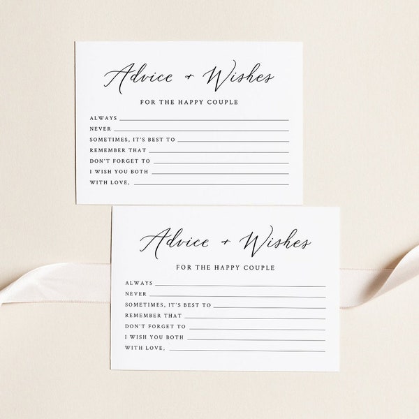 Advice for the Couple - Etsy
