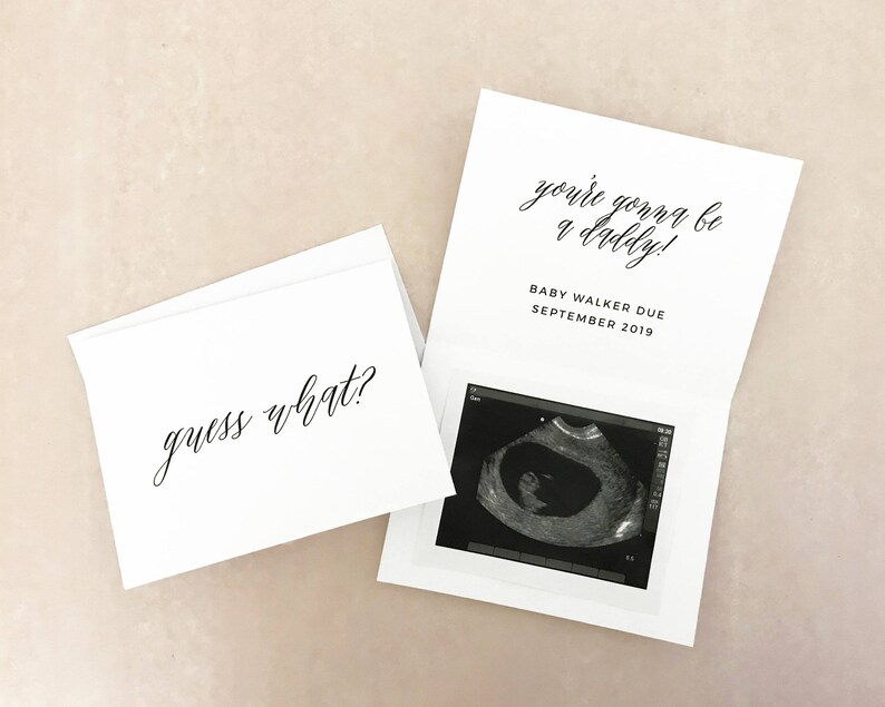 Surprise Pregnancy Announcement Pregnancy Reveal Card for Etsy