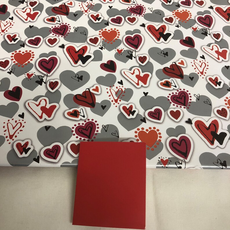 Valentine's Day / Valentines Gift Wrapping Paper and Tags Etsy UK