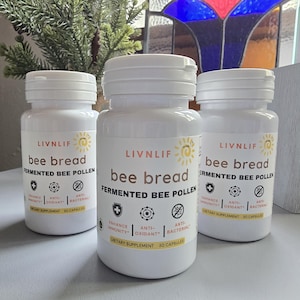 700mg Bee Bread Fermented Bee Pollen Capsules Supplement