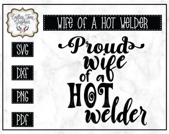 Fière femme soudeuse à chaud SVG, sticker DIY (fichiers numériques)