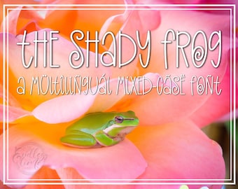 The Shady Frog - A Mixed Case Multilingual Font