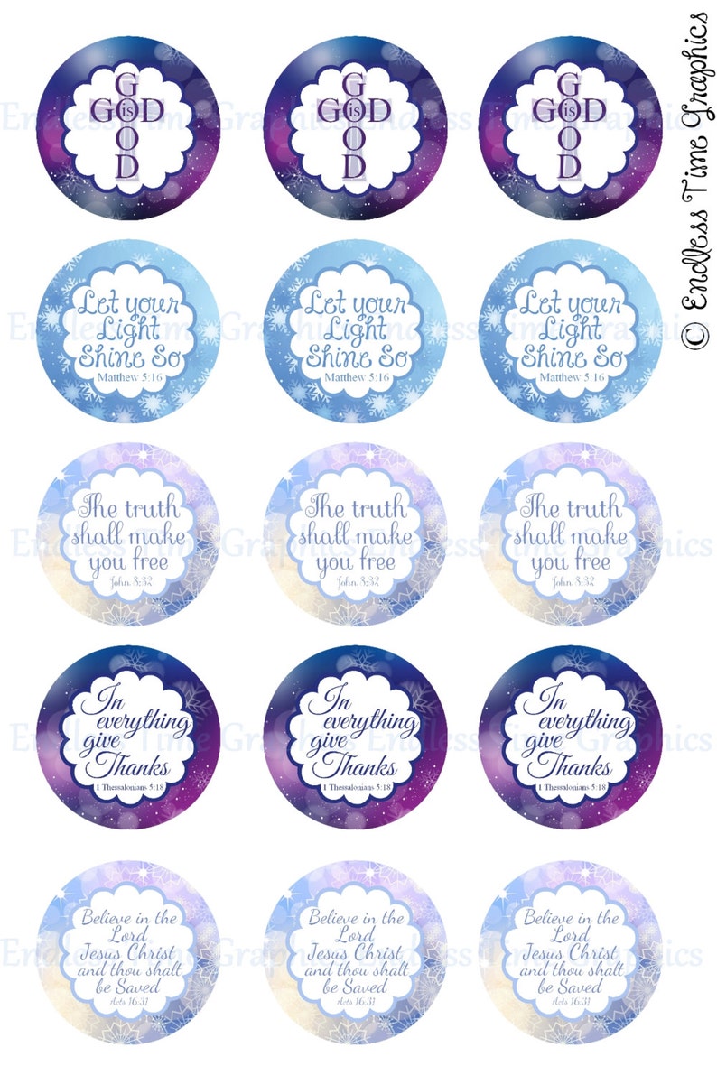 Bible Verse Bottlecap Images. Digital 1 Inch Bottle Cap - Etsy