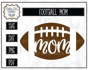 Football Mom SVG Cut File