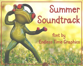 Summer Soundtrack - A Hand-lettered Multilingual Font