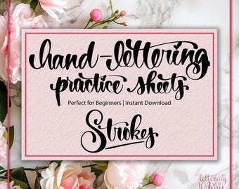 Arkusze do ćwiczeń dla początkujących z ręcznego pisania – pakiet Strokes