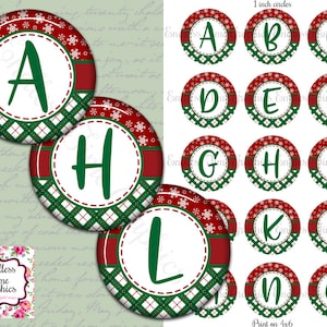 Christmas Bottlecap Images. Digital 1 Inch Circles. Bottle Cap Key Chain Image, Hair Bow Center. Christmas Badge Reel. DIY Xmas Ornament 065