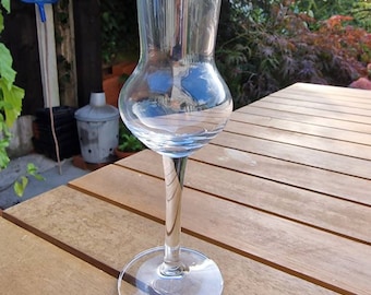 One Bockling champagne, wine or liquor glasses from Germany.