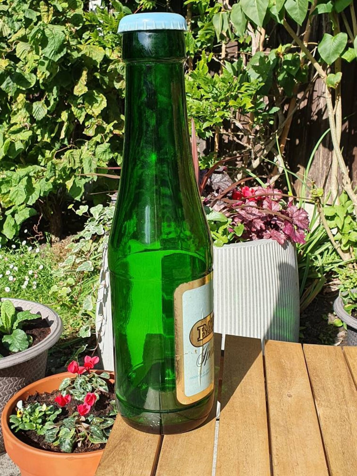 Very large and heavy vintage glass money box in the shape of a Etsy