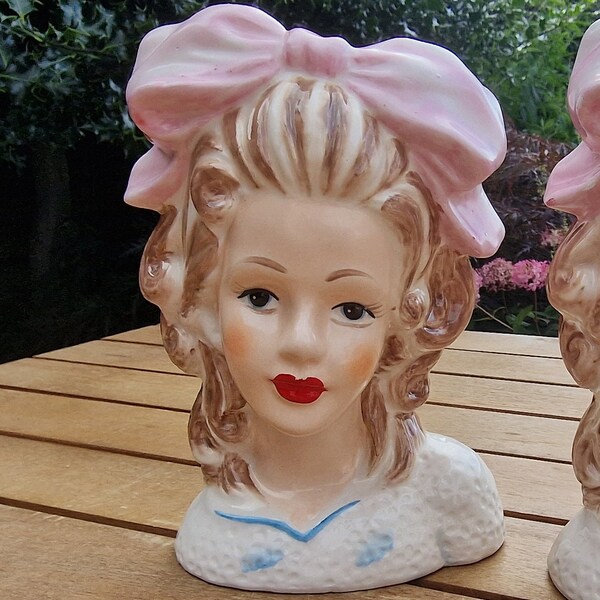 Lady Head Vase Etsy