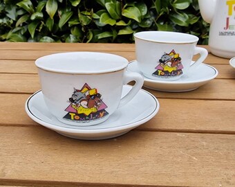 Porcelain toy tea set - A Little Bird