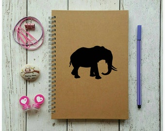 Animal A5 Lined Notebook, Jotter, Journal, School Supplies, Notepad, Customised Stationery Supplies, Personalised Journals, Gift Ideas