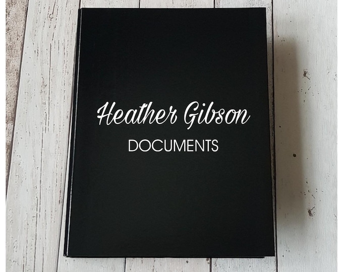 Printable Folder Back Labels: Excel & Google Sheets Template (digital ...