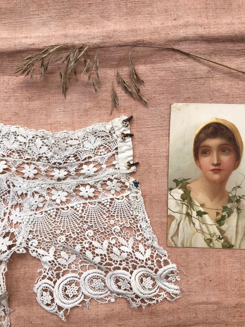 Late 19th Century Victorian Edwardian Lace Bib Modesty Panel - Etsy