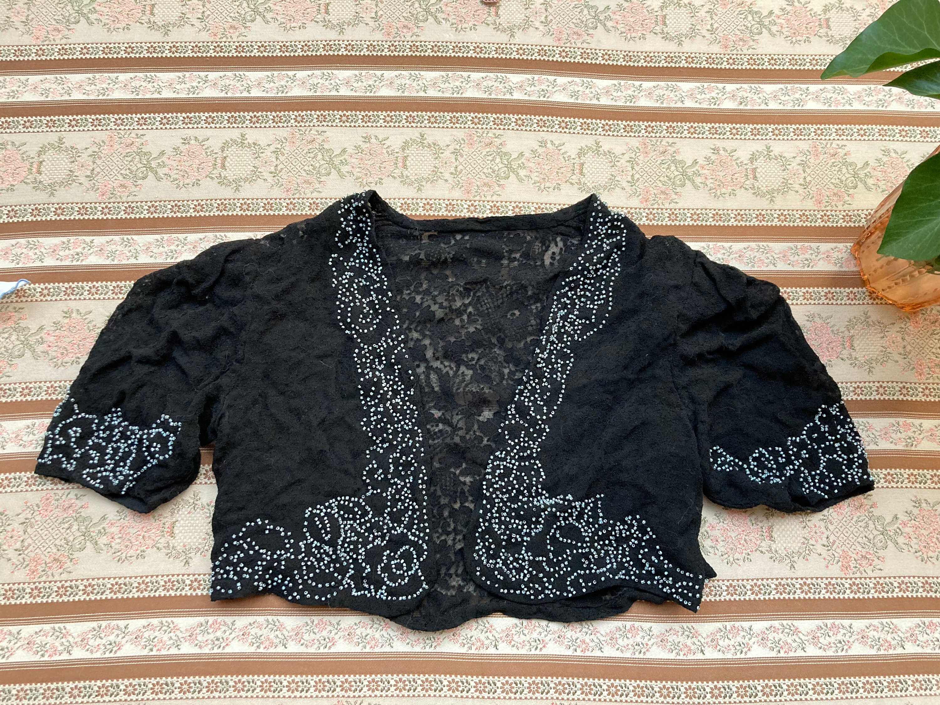 Ivory Lace Bridal Jackets with Sleeves Vintage Bridal Bolero