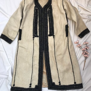 Rare, Museum collectible antique 30s wool felt transylvanian hungarian sheperd’s coat folk peasant embroidered eastern european romanian