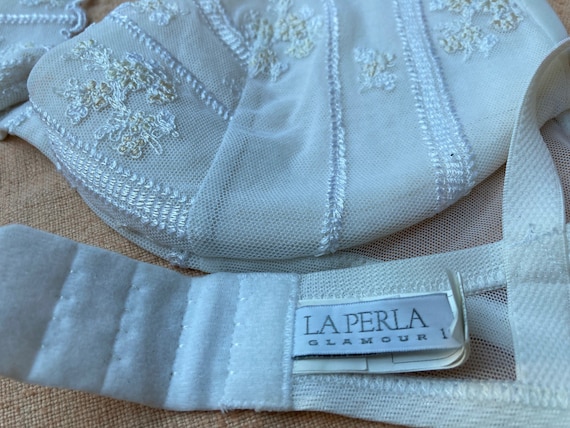 La Perla luxury italian designer vintage white sm… - image 2