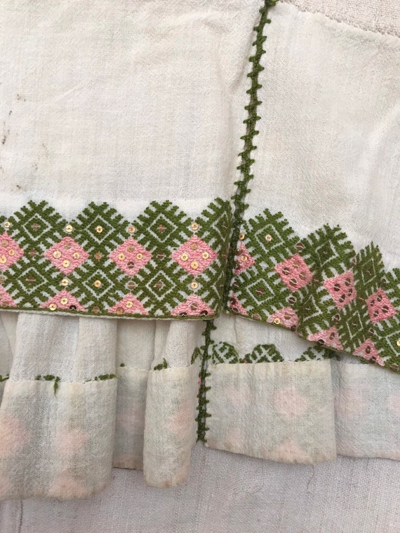 Hungarian vintage embroidery skirt
