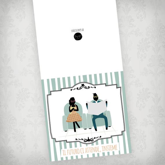 Cartolina D Amore Anniversario Di Matrimonio Vecchia Coppia Etsy