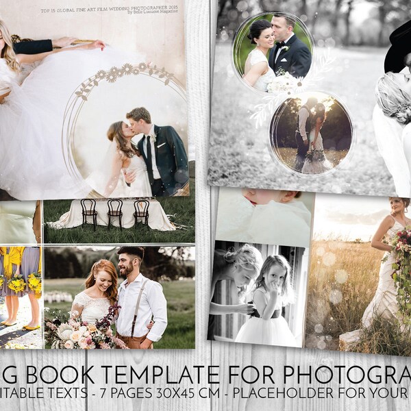 Wedding Album Template - Etsy