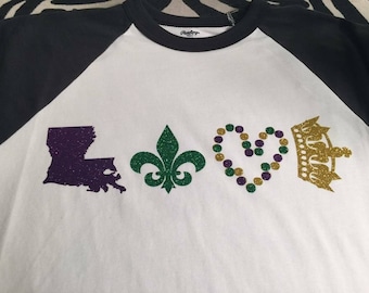 Mardi gras shirt | Etsy