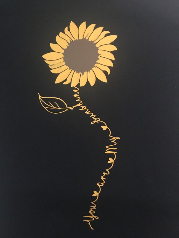 Sunflower You are My Sunshine | Etsy You Are My Sunshine Pillow | Flower