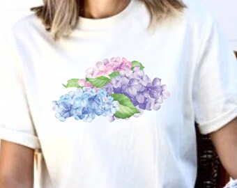 Hydrangea Shirt - Etsy