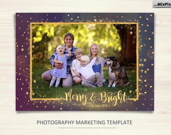 christmas card template etsy