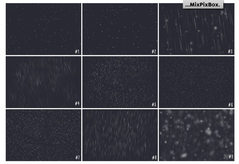 Realistic rain PNG Mist Drizzle Showers rain summer Etsy