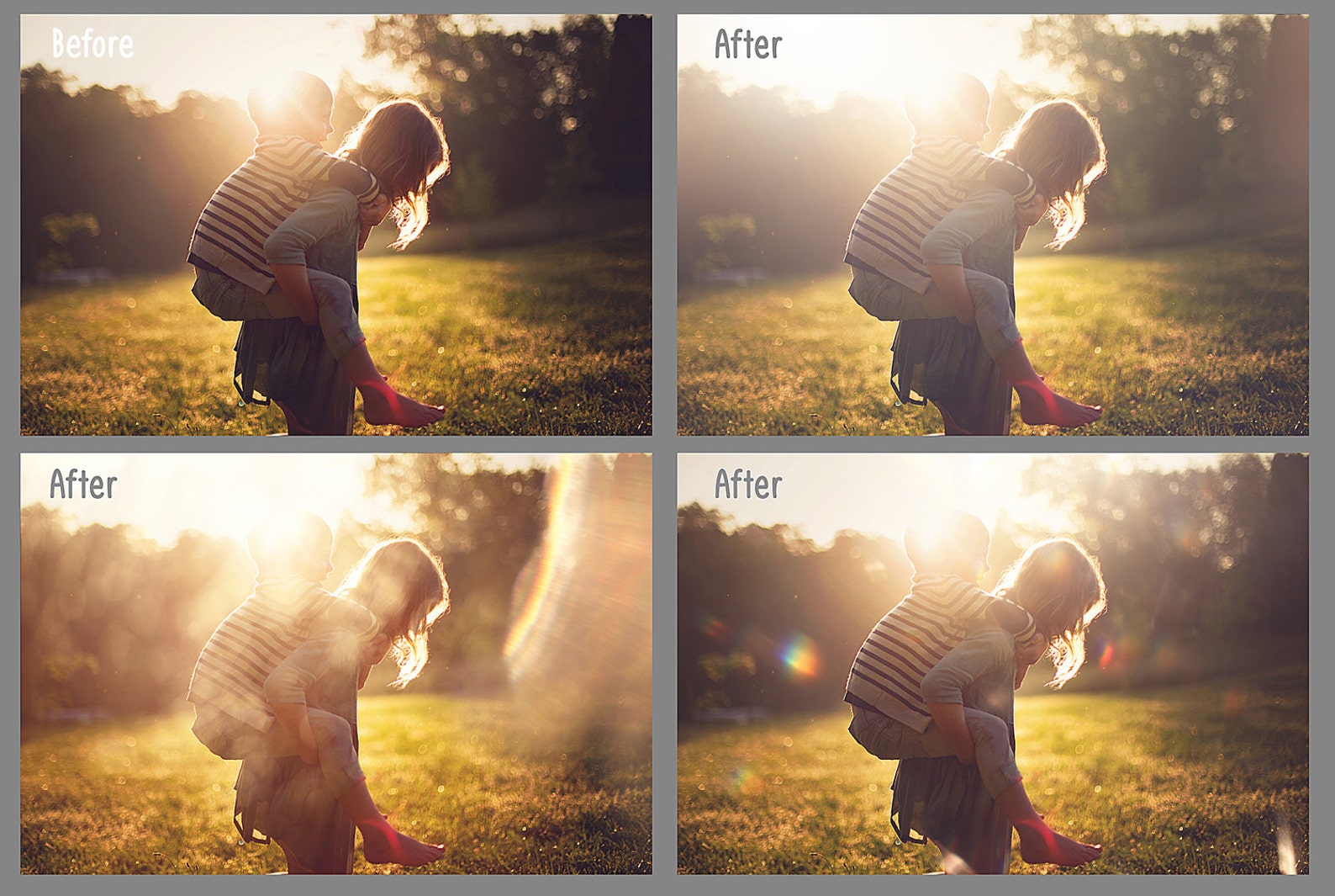 Sunlight flare overlays Haze photo Overlay Etsy