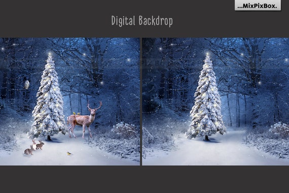 Weihnachten Hintergrund Photoshop Digital Vorlage Etsy