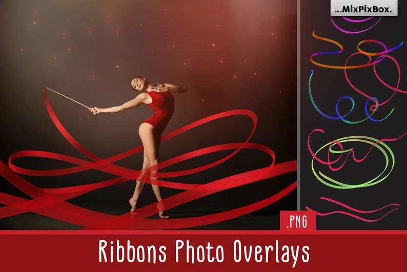 55 Ribbons overlays Flying ribbon clipart PNG photoshop ribbon gymnastics
