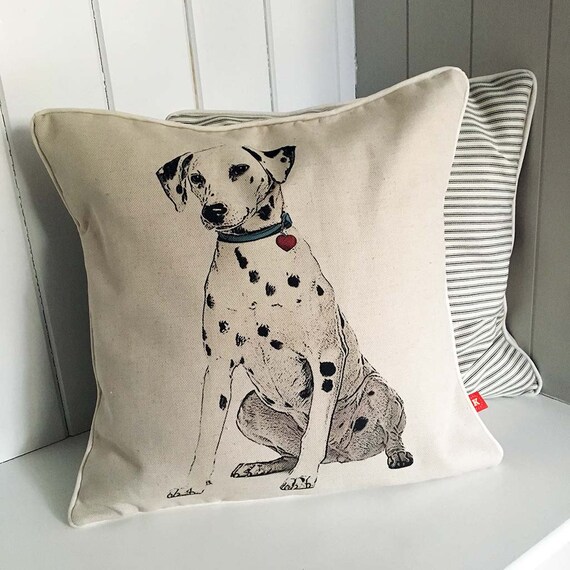Dalmatian cushion Dalmatian pillow Dalmatian gift high Etsy
